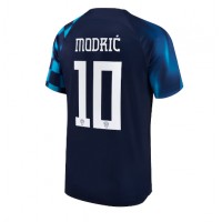 Billiga Kroatien Luka Modric #10 Borta fotbollskläder VM 2022 Kortärmad